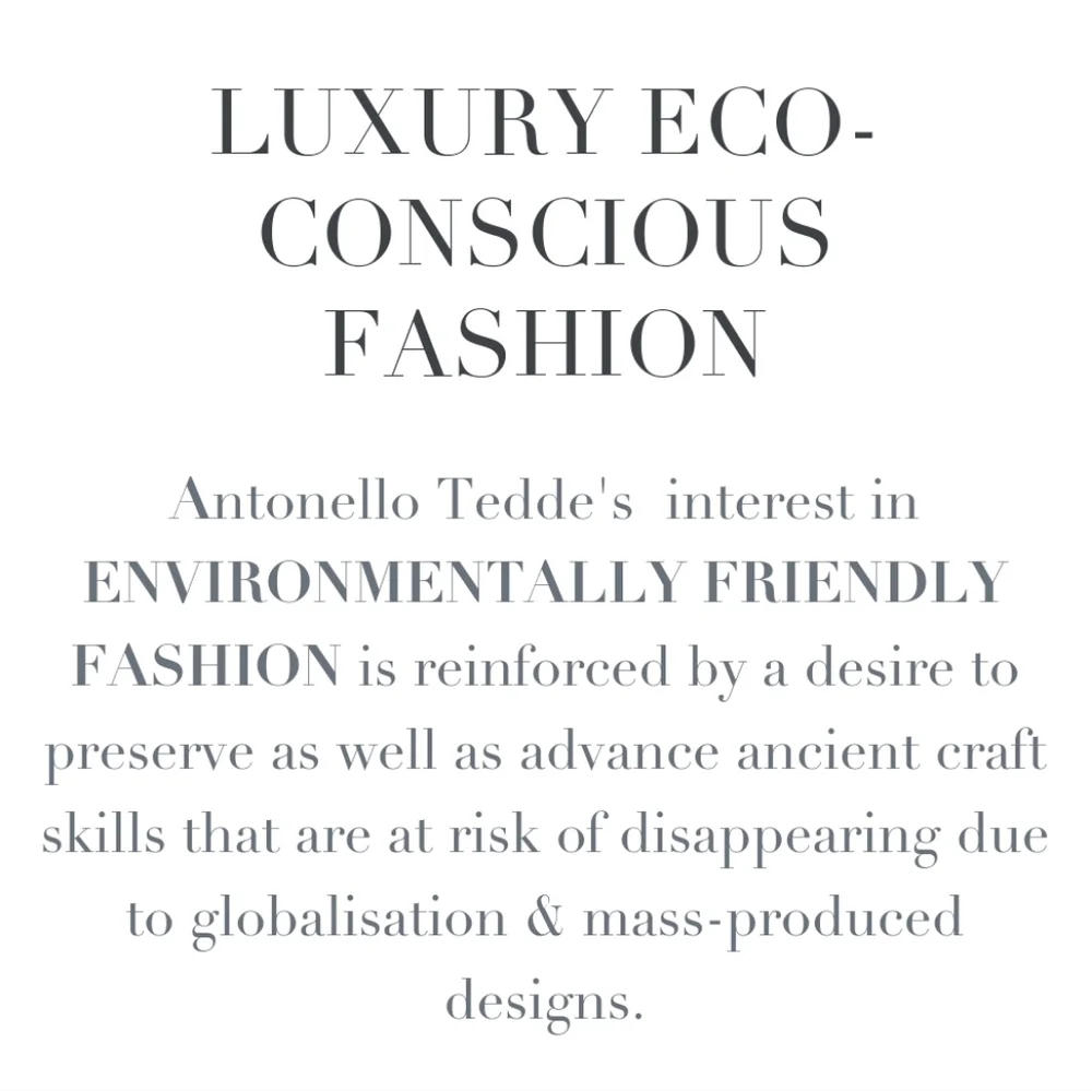 ANTONELLO TEDDE LUXURY ECO CONCIOUS HAND WOVEN TOTE - Picture 8 of 9